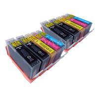 DEFIYAN 10pcs Compatible Ink Cartridges Compatible With 364XL Compatible With Photosmart 7510 7520 5510 5520 6510 6520 E-All-in-One Printers