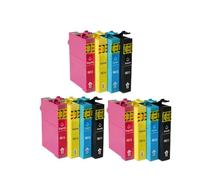 DEFIYAN 12pcs Compatible Ink Cartridge Set Compatible With Stylus D68 D88 DX3800 DX3850 DX4200 DX4250 DX4800 DX4850 T0611 T0612 T061