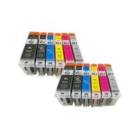 DEFIYAN 12pcs Compatible Ink Cartridges Compatible With PGI850 Compatible With MG5480 MG6380 MG6400 MG7180 IP7280 MX728 MX928 IP8780 Printers