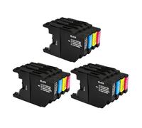 DEFIYAN 12pcs Compatible Ink Cartridges Compatible With Printers MFC-J6910CDW J6710CDW J840N Models LC12 LC40 LC71 LC73 LC75 LC400 LC1220 LC1240