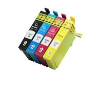 DEFIYAN 12XL Ink Cartridge Compatible With T1291 T1292 T1293 T1294 Compatible With WorkForce WF7015 WF7515 7525 WF3010DW 3520DWF 3530DTWF 3540DTWF Printers(2 black)