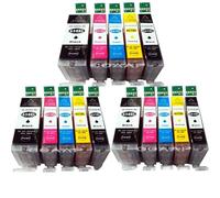 DEFIYAN 15 Compatible Ink Cartridges Compatible With PGI-650XL CLI-651XL Compatible With 5560 6460 6540 7160