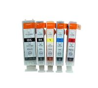 DEFIYAN 15pcs Compatible Ink Cartridges Compatible With IP4200 IP4300 IP4500 IP4500X IP5200 IP5200R IP5300 MP500 PGI5 CLI8 BK C M Y