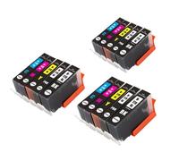 DEFIYAN 178XL Compatible Ink Cartridge Compatible With Photosmart C6380 C6300 C5300 C5383 C5380 C6383 B109a B110a B210a(3BK 3PBK 3C 3M 3Y)