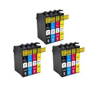DEFIYAN 18XL T1811 T1814 Ink Cartridges Compatible With Various Printers Including XP415 XP302 XP102 XP202 XP205 XP305 XP402 XP312 XP225 XP212 XP412(3 SET)