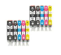 DEFIYAN 20pcs Compatible Ink Cartridge PGI-570 CLI-571 Compatible With MG5750 MG5751 MG5752 MG6850 MG6851 MG6852 TS6050 TS5050 5051(2SET)