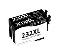 DEFIYAN 232XL Ink Cartridges Compatible Upgrade Chip March 2024 Compatible With 232 T232 XL Compatible With WF-2930 WF-2950 XP-4200 XP-4205 Printers(232XL 2BK)