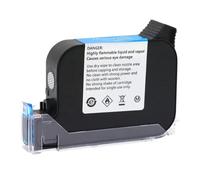 DEFIYAN 2588 42ML Black Red Blue Green Ink Cartridge Quick Drying 12.7mm Print Height Compatible With Handheld Inkjet Printers(Invisibility)