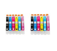 DEFIYAN 277 T277 277XL T2771 Compatible Color Inkjet Cartridge Compatible With Expression Photo XP 750 760 850 860 950 960 XP 970(2SETS)
