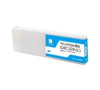 DEFIYAN 300ML SJIC32P Compatible Ink Cartridge Pigment Ink Compatible With TM-C7520G Label Printer Colors BK C M Y(SJIC32P(C))