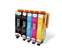 DEFIYAN 33XL Ink Cartridge T33XL T3351 Compatible Compatible With XP530 XP630 XP830 XP635 XP540 XP640 XP645 XP900 T3351 T3361 XL(5pcs (1set))