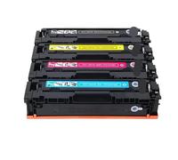 DEFIYAN 4 Color Compatible CF400A CF400 400a 400 401A Replacement Toner Cartridge Compatible With ProM252 M252dw M277n M252N M277dw