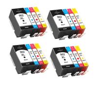 DEFIYAN 4 Pack Compatible Ink Cartridges Compatible With 902XL 906XL Compatible With Officejet Models 6954 6960 6961 6962 6963 6964 6965 6966 6968 6975 6978(4set 16pcs)