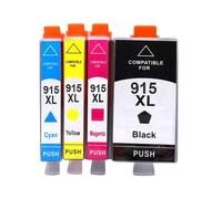 DEFIYAN 4 Pack Compatible Ink Cartridges Compatible With OfficeJet Pro Series 8020 8022 8023 8024 8025 8026 8028 8035 E Models 915 915XL 915 XL(1SET 4PCS)