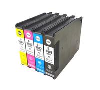 DEFIYAN 4 Pack Compatible Pigment Cartridges Compatible With T9081 T9084 T9071 T9074 Compatible With WF6090DW WF6590DWF Printer