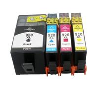 DEFIYAN 4 Pack Ink Cartridges Compatible With 920 XL Compatible With Officejet 6000 6500 Wireless 6500A 7000 7500 7500A Printers With Chip