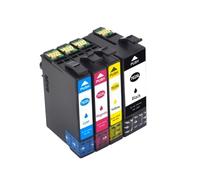 DEFIYAN 4 Packs Compatible 702XL 702 T702 T702XL Ink Cartridge Replacement Compatible With Pro WF-3720 WF-3725 WF-3730 WF-3733 DWF Printer(4PCS 1SET)