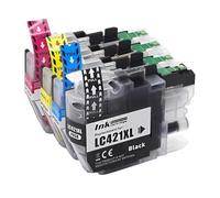 DEFIYAN 4Color Compatible Ink Cartridge Set Compatible With DCP-J1050DW MFC-J1010DW DCP-J1140DW Models 421XL 421 421XL(421XL-4COLOR 1SET)