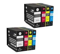 DEFIYAN 4Color Ink Cartridge Compatible With PGI-2700 Compatible With MAXIFY IB4070 MB5170 MB5470 IB4170 MB5370 5070 Inkjet Printer(2 Set)