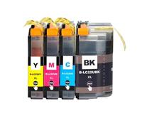 DEFIYAN 4PCS Compatible Ink Cartridges Compatible With LC22U LC22UXL Compatible With DCP-J785DW MFC-J985DW