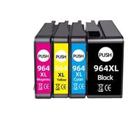 DEFIYAN 4PCS Ink Cartridge Compatible With OfficeJet Pro 9010 Series Compatible With 964XL