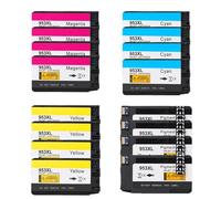 DEFIYAN 4PK Compatible Ink Cartridge Compatible With 953XL Black CMYK Compatible With OfficeJet Pro 7720 7730 7740 8210 8218(4SET)