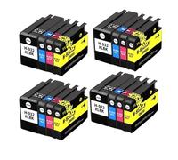 DEFIYAN 4PK Compatible Ink Cartridges Compatible With 932 933XL Replacement Compatible With Officejet 6100 6600 6700 7110 7610 7612 Printers 7510 7512(932XL 933XL-16pcs)