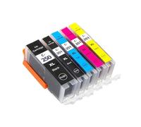 DEFIYAN 5 Color Compatible Ink Cartridge PGI250 PGI-250 CLI-251 Compatible With MG5420 MG5422 MG5520 MG5522 MG6420 IP7220 MX722 MX922 IX6820 Printer(1SET)