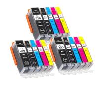 DEFIYAN 5 Color Compatible Ink Cartridge PGI250 PGI-250 CLI-251 Compatible With MG5420 MG5422 MG5520 MG5522 MG6420 IP7220 MX722 MX922 IX6820 Printers(3SET)