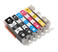 DEFIYAN 5 Color Compatible Ink Cartridges Compatible With PGI 570 CLI 571 XL MG5750 MG5751 MG5752 MG5753 MG6850 MG7750 MG6853(6 COLOR (1SET))