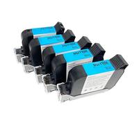 DEFIYAN 5 Pcs Compatible Fast Drying Black Ink Cartridges Compatible With Handheld Inkjet Printers