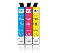 DEFIYAN 503 Ink Cartridge Compatible With T503XL T 503 XL Compatible With Expression XP 5200 5205 WF 2960DWF WF 2965DWF WorkForce Printers(3pcs)