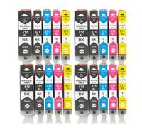 DEFIYAN 570 571 PGI-570 CLI-571 Compatible Ink Cartridge Compatible With MG5750 MG5751 MG5752 MG6850 MG6851 MG6852 TS6050 TS5050 5051 Compatible Use(4SET)