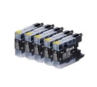 DEFIYAN 5PCS Compatible Black Ink Cartridges Compatible With LC12 LC40 LC71 LC73 LC75 LC400 LC1220 LC1240 Compatible With MFC-J6910CDW J6710CDW J840N Printers