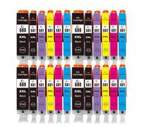 DEFIYAN 6 Color Compatible Ink Cartridges Compatible With TR7560 TR8560 TS6160 TS8160 TS9160 Compatible With PGI680 CLI681(4SET)