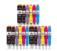 DEFIYAN 6 Color Compatible Ink Cartridges Compatible With TR7560 TR8560 TS6160 TS8160 TS9160 Compatible With PGI680 CLI681(3SET)