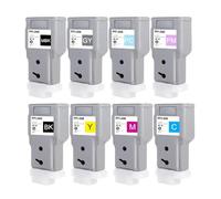 DEFIYAN 6 Color Ink Cartridge Set PFI206 Compatible Compatible With IPF6400 IPF6450 IPF6400S IPF6450S IPF6400SE(PFI-206-8COLOR)