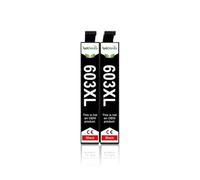 DEFIYAN 603XL Ink Cartridge Compatible With T603 T603XL WorkForce WF-2810DWF WF-2830DWF WF-2835DWF WF-2850DWF Printers(2PCS)