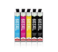 DEFIYAN 603XL Ink Cartridge Compatible With T603 T603XL WorkForce WF-2810DWF WF-2830DWF WF-2835DWF WF-2850DWF Printers(5PCS)