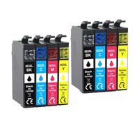 DEFIYAN 603XL T603 Ink Cartridge Compatible With 1 To 10 Sets Compatible With E603 XP 2100 2105 3100 3105 4100 4105 WF-2810 2830 2835 2850 Printers(T603XL-2SET)