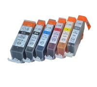 DEFIYAN 6pcs Compatible Ink Cartridges Compatible With PGI425 CLI426 IP4840 IP4940 IX6540 MG5140 MG5240 MG5340 Inkjet Printer