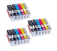 DEFIYAN 6pcs Ink Cartridge Set Compatible With PGI-470 CLI-471 Compatible With MG5740 MG6840 MG7740 TS6040 TS5040 TS8040 TS9040 Printers(18COLOR 3SET)