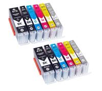 DEFIYAN 6pcs Ink Cartridge Set Compatible With PGI-470 CLI-471 Compatible With MG5740 MG6840 MG7740 TS6040 TS5040 TS8040 TS9040 Printers(12COLOR 2SET)