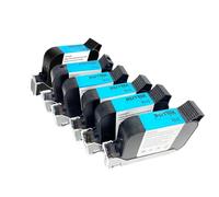 DEFIYAN 6pcs Willita Universal Black Ink Cartridge Quick-drying Solvent Ink Cartridge Compatible With 12.7mm Inkjet Printer 2588 Compatible With Mask Printing