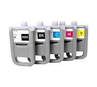 DEFIYAN 700ml Compatible Ink Cartridge PFI707 Compatible With IPF 830 840 850 Series Printers With Chip(PFI-707 5color)