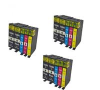 DEFIYAN 702XL Compatible Ink Cartridge Replacement With Upgrade Chip Compatible With Workforce Pro WF-3720 WF-3720DWF WF-3730 WF-3733(15 PACK)