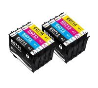 DEFIYAN 8 Pack Compatible Ink Cartridges Compatible With Stylus Printers SX215 SX218 SX100 SX105 SX400 SX405 SX410 DX4000 DX4050