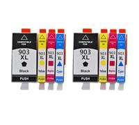 DEFIYAN 903XL Ink Cartridges Compatible Replacement Compatible With Officejet Pro 6950 6970 6760 Inkjet Printers(2SET)