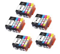 DEFIYAN 920XL Compatible Ink Cartridge Set Compatible With Officejet 6000 6500 6500A 7000 7500 7500A Printers With Chip 4 Color Ink(920XL-5set)