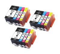 DEFIYAN 920XL Compatible Ink Cartridge Set Compatible With Officejet 6000 6500 6500A 7000 7500 7500A Printers With Chip 4 Color Ink(920XL-3set)